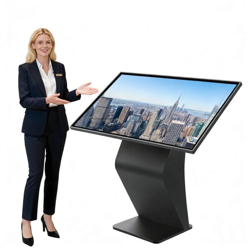 K Style Touch Screen Digital Signage Kiosk